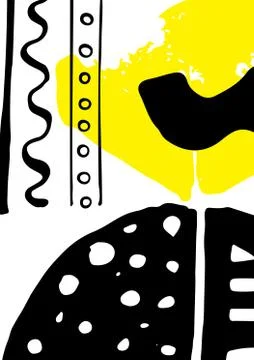 Simple decorative handmade background Stock Illustration