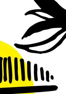 Simple decorative handmade background Stock Illustration