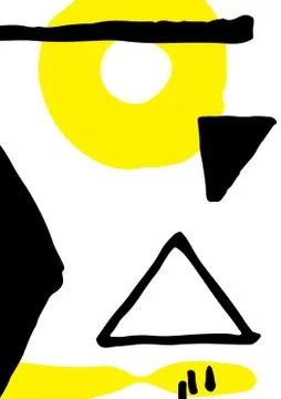 Simple decorative handmade background Stock Illustration