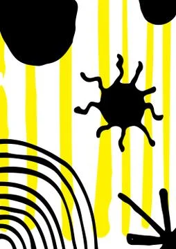 Simple decorative handmade background Stock Illustration