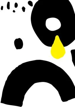 Simple decorative handmade background Stock Illustration