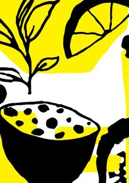 Simple decorative handmade background Stock Illustration