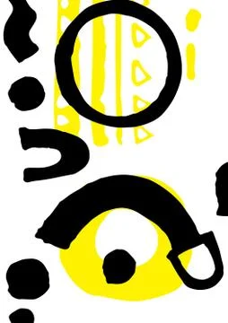 Simple decorative handmade background Stock Illustration