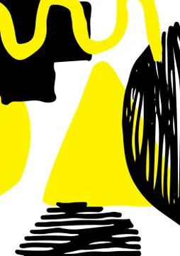 Simple decorative handmade background Stock Illustration