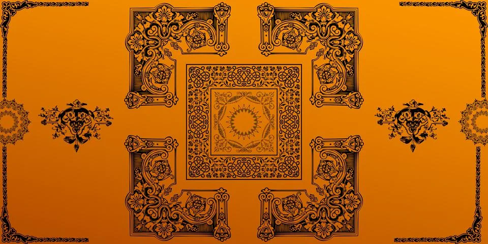 Simple design of batik Stock Illustration