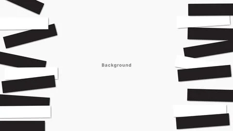 Simple design geometric square shapes with black-white. Ready for use on we.. Stock Illustration