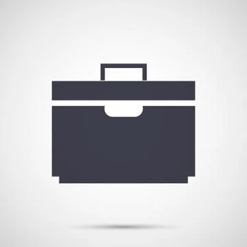 Simple design vector icons suitcase Stock Illustration