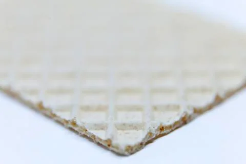 A simple diamond biscuit on white background Stock Photos