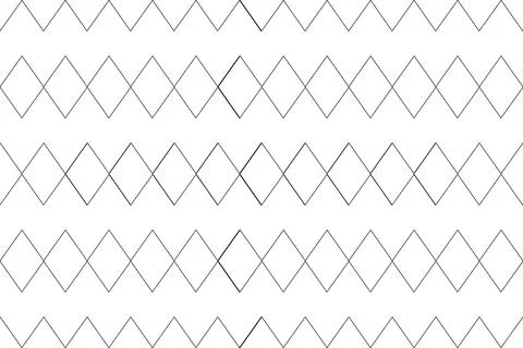 Simple Diamond Pattern for Coloring Stock Illustration