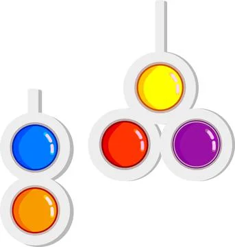 Simple Dimple. Stock Illustration