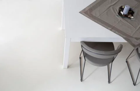 Simple Dinig Table Stock Photos