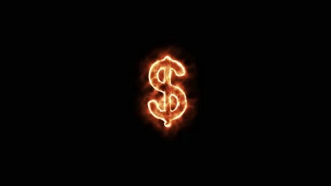 Simple dollar icon animation Stock Footage 194465874
