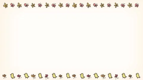 Simple Doodle Border Animation Stock Footage 309258188