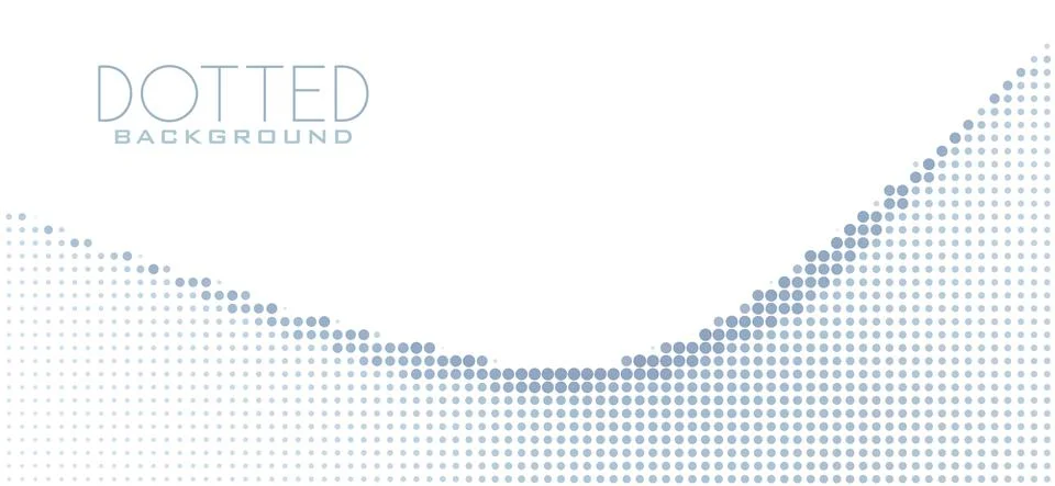 Simple dotted gray background. Pattern with halftone effect Stock Illustration