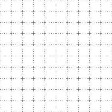 Simple dotted grid background with clean minimal style, perfect for design te Stock Illustration