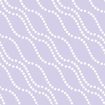 Simple dotted wavy seamless vector striped pattern Illustrazione stock