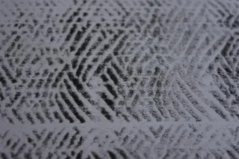 A simple drawing on clean white paper with an interesting black texture. Stock Photos