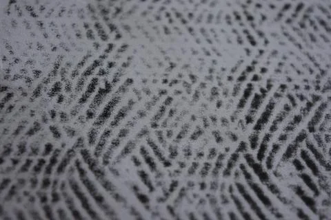 A simple drawing on clean white paper with an interesting black texture. Stock Photos