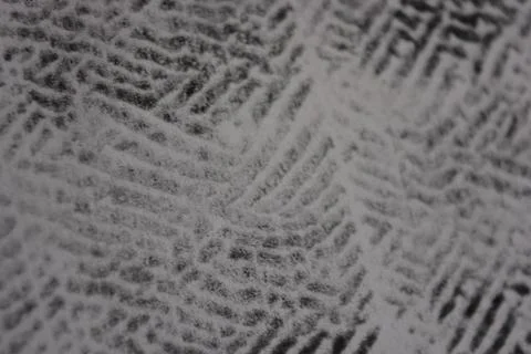 A simple drawing on clean white paper with an interesting black texture. Stock Photos