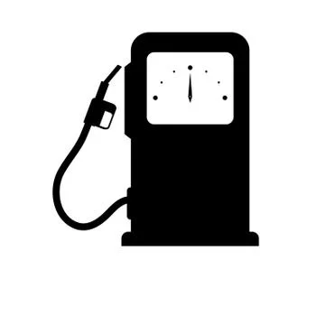 Simple drawing column for motor vehicles Stock Illustration