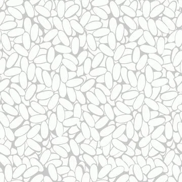 A simple drawing of rice grains on a gray background. Seamless pattern. A イラスト素材