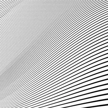 Simple dynamic lines pattern. Geometric pattern. Monochrome abstract backgrou Stock Illustration