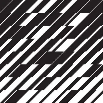 Simple dynamic lines seamless pattern Stock Illustration