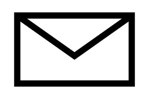 A simple e-mail icon. Vector. Stock Illustration
