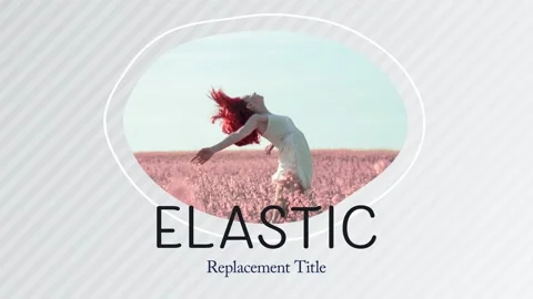 Simple Elastic Replacement Title Stock After Effects