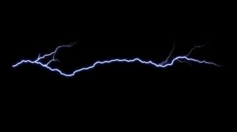 Simple Electric Arc 1 Alpha Stock Footage 33895891