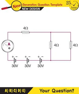 Simple electrical circuits Stock Illustration