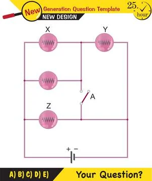 Simple electrical circuits Stock Illustration