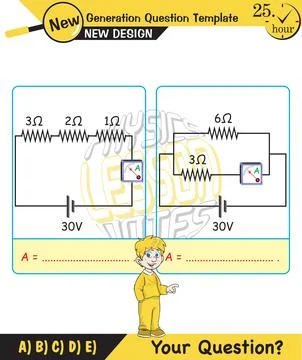 Simple electrical circuits Stock Illustration