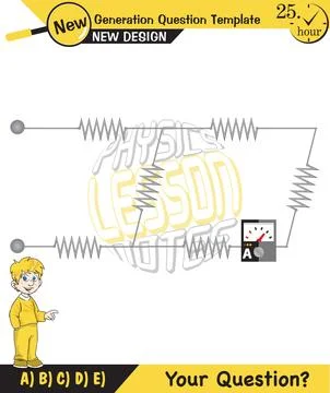 Simple electrical circuits Stock Illustration
