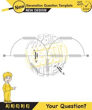 Simple electrical circuits Stock Illustration