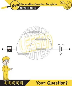 Simple electrical circuits Stock Illustration