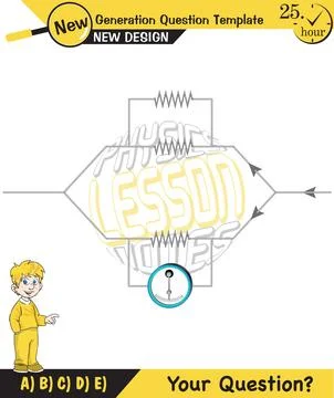 Simple electrical circuits Stock Illustration