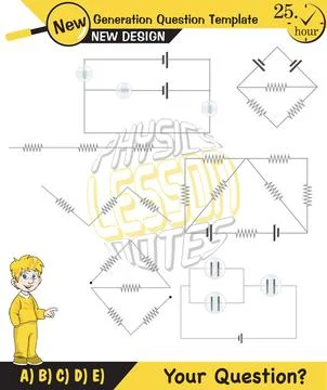 Simple electrical circuits Stock Illustration