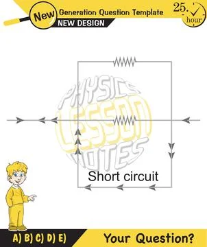 Simple electrical circuits Stock Illustration