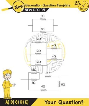 Simple electrical circuits Stock Illustration