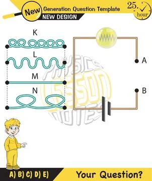 Simple electrical circuits Stock Illustration