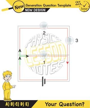 Simple electrical circuits Stock Illustration