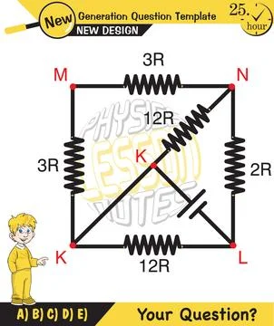 Simple electrical circuits Stock Illustration