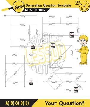Simple electrical circuits Stock Illustration