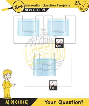 Simple electrical circuits Stock Illustration