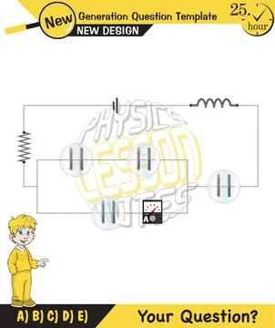 Simple electrical circuits Stock Illustration