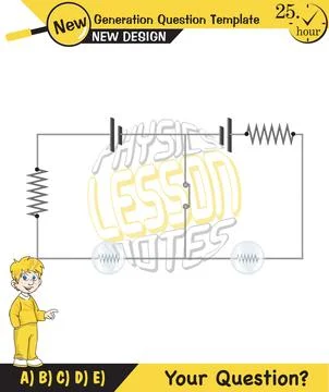 Simple electrical circuits Stock Illustration