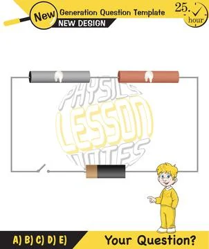 Simple electrical circuits Stock Illustration