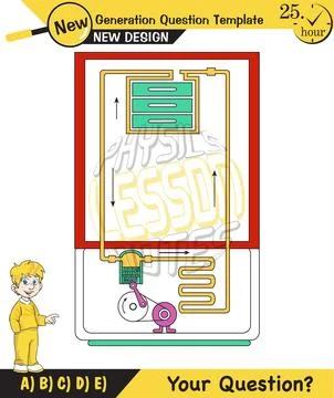 Simple electrical circuits Stock Illustration