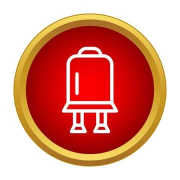 Simple electronic component battery connector icon イラスト素材
